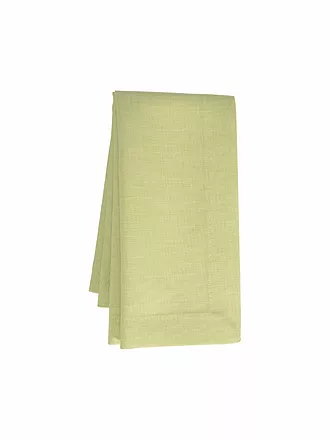 SANDER | Serviette "Loft" 40x40cm (ecru) | grün